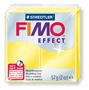 Modelling clay, 57 g, oven-hardening, FIMO "Effect", translucent colour yellow