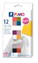 Modelling clay set, 12x25 g, oven-hardening, FIMO "Soft Fashion", 12 assorted colours
