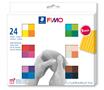 Modelling clay set, 24x25 g, oven-hardening, FIMO "Soft Basic", 24 assorted colours