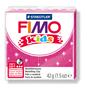 Modelling clay, 42 g, oven-hardening, FIMO "Kids", glitter pink