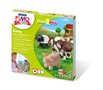 Modelling clay set, 4x42 g, oven-hardening, FIMO "Kids Form & Play", farm