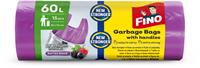 Refuse bag, tie string, 60 l, 15 pcs, 59x70 cm, 16 µ, FINO 
