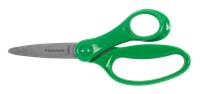 Scissors, school, 15 cm, FISKARS, green