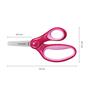 Scissors, preschool, 13 cm, FISKARS, glittery pink
