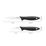 Peeling knife set, 2 pieces, FISKARS 