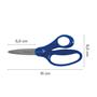 Scissors, school, 15 cm, FISKARS, blue