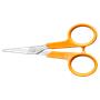 Scissors, for nails, 10 cm, bent, FISKARS "Classic", orange