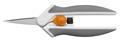 Scissors, needlework, 26 cm, FISKARS"EasyAction Softouch Multi Purpose", grey