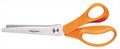 Scissors, zigzag, 23 cm, FISKARS "Classic", orange