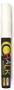 Chalk marker, 2,5 mm, bullet tip, FLEXOFFICE "FO-CM01", white