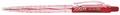 Ballpoint pen, 0,25 mm, retractable, FLEXOFFICE, "Jonat", red