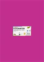 Decorative cardboard, 50x70 cm, 300 g, 10 sheets, FOLIA, pink