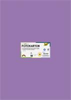 Decorative cardboard, 50x70 cm, 300 g, 10 sheets, FOLIA, dark lilac