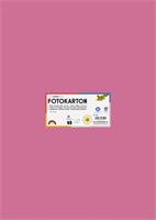 Decorative cardboard, 50x70 cm, 300 g, 10 sheets, FOLIA, dusty pink