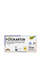 Photo cardboard, double-sided, A4, 300 g, 50 sheets, FOLIA, white