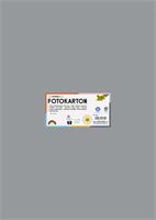 Decorative cardboard, 50x70 cm, 300 g, 10 sheets, FOLIA, stone gray