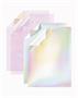 Decorative cardboard set with folia, iridescent, 25x35 cm, 6+6 sheets, 25x35 cm, FOLIA