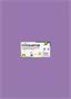 Decorative cardboard, 50x70 cm, 300 g, 10 sheets, FOLIA, dark lilac