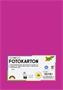 Photo cardboard, A4, 300 g, 50 sheets, FOLIA, pink