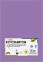 Photo cardboard, A4, 300 g, 50 sheets, FOLIA, dark lilac
