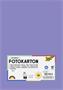 Photo cardboard, A4, 300 g, 50 sheets, FOLIA, violet blue