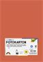 Photo cardboard, A4, 300 g, 50 sheets, FOLIA, orange
