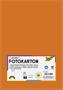 Photo cardboard, A4, 300 g, 50 sheets, FOLIA, light orange