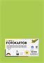 Photo cardboard, A4, 300 g, 50 sheets, FOLIA, spring green