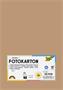 Photo cardboard, A4, 300 g, 50 sheets, FOLIA, light brown