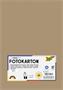 Photo cardboard, A4, 300 g, 50 sheets, FOLIA, fawn brown