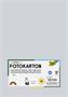 Photo cardboard, A4, 300 g, 50 sheets, FOLIA, light grey