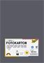 Photo cardboard, A4, 300 g, 50 sheets, FOLIA, anthracite grey