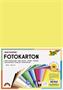 Photo cardboard, A4, 300 g, 50 sheets, FOLIA, 25 colours