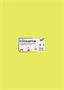 Decorative cardboard, 50x70 cm, 300 g, 10 sheets, FOLIA, lime
