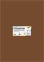 Decorative cardboard, 50x70 cm, 300 g, 10 sheets, FOLIA, chocolate brown