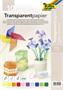 Transparent paper, A4, 115 g, 10 sheets, FOLIA, “Colourmix”, 10 colours