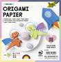 Origami paper, 15×15 cm, 70 g, 100 sheets, FOLIA, assorted colours