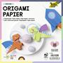 Origami paper, 20×20 cm, 70 g, 100 sheets, FOLIA, assorted colours
