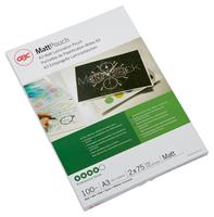 Hot laminating pouch, 75 microns, A3, matte, GBC