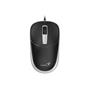 Mouse, wired, optical, normal size, USB, GENIUS "DX-123", black-grey