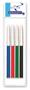 Fibrepen set, GRANIT "FL04", 4 different colours