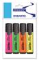 Highlighter set, 1-5 mm, GRANIT "M260", 4 different colours