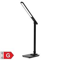Desk lamp, LED, dimmable, metal, night light, HOME, black