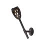 Garden stake, solar, HOME, black