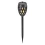 Garden stake, solar, HOME, black