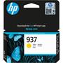 4S6W4NE Inkjet cartridge for Officejet Pro 9120e, 9130e printers, HP 937, yellow, 800 pages