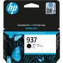 4S6W5NE Inkjet cartridge for Officejet Pro 9120e, 9130e printers, HP 937, black, 1250 pages
