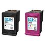 N9J72AE Ink Cartridges pack for DeskJet 2050 printers, HP 301 b+c+m+y