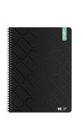 Wirebound notebook, A4, plain, 100 sheets, ICO 