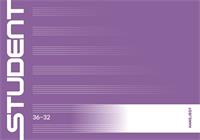 Exercise book, A5, landscape, music, 32 sheets, ICO 